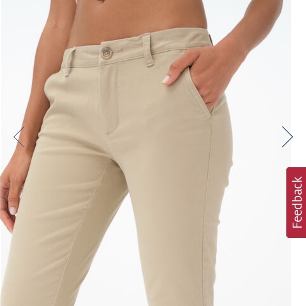 Aeropostale Skinny Twill Pants short - Picture 3 of 4